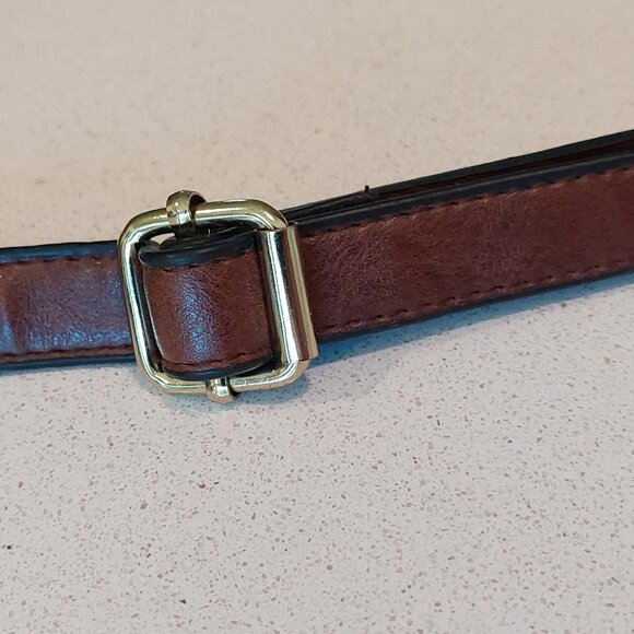 Bueno Brown Vegan Leather Shoulder Purse with Strap & Handles - Picture 10 of 13